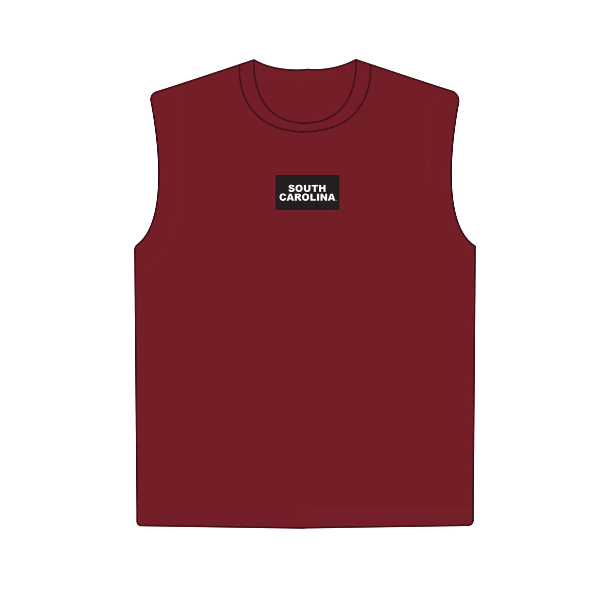 The Anna Active Tank South Carolina Woven Label | Youth Deep Red