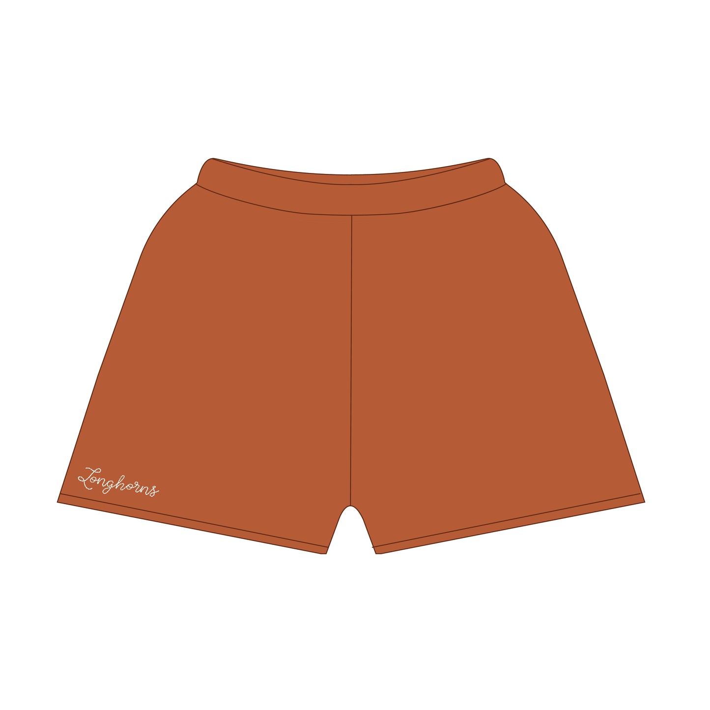 The Lexie Lounge Shorts Texas | Youth Burnt Orange