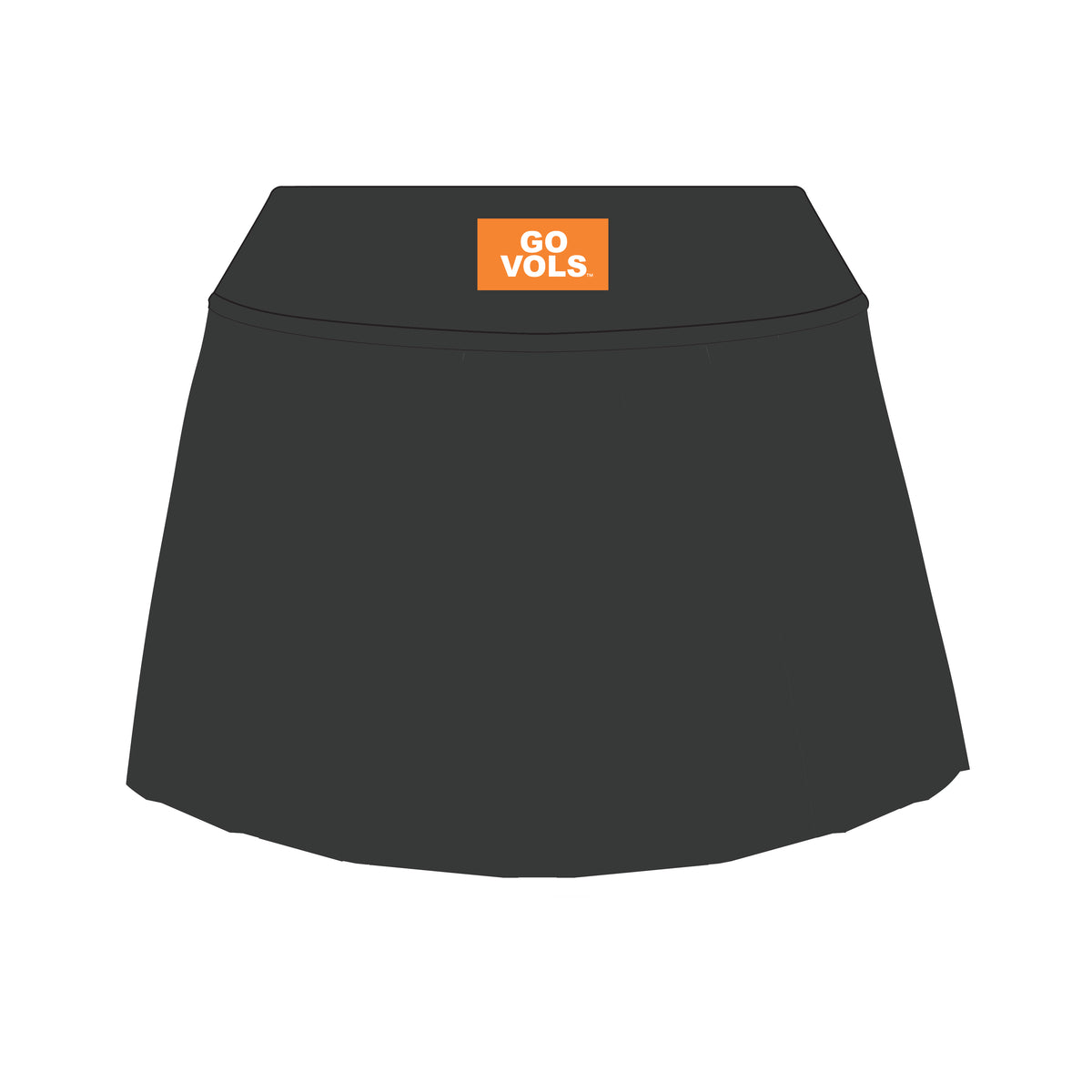 The Alli Tennis Skort Go Vols Woven Label | Graphite