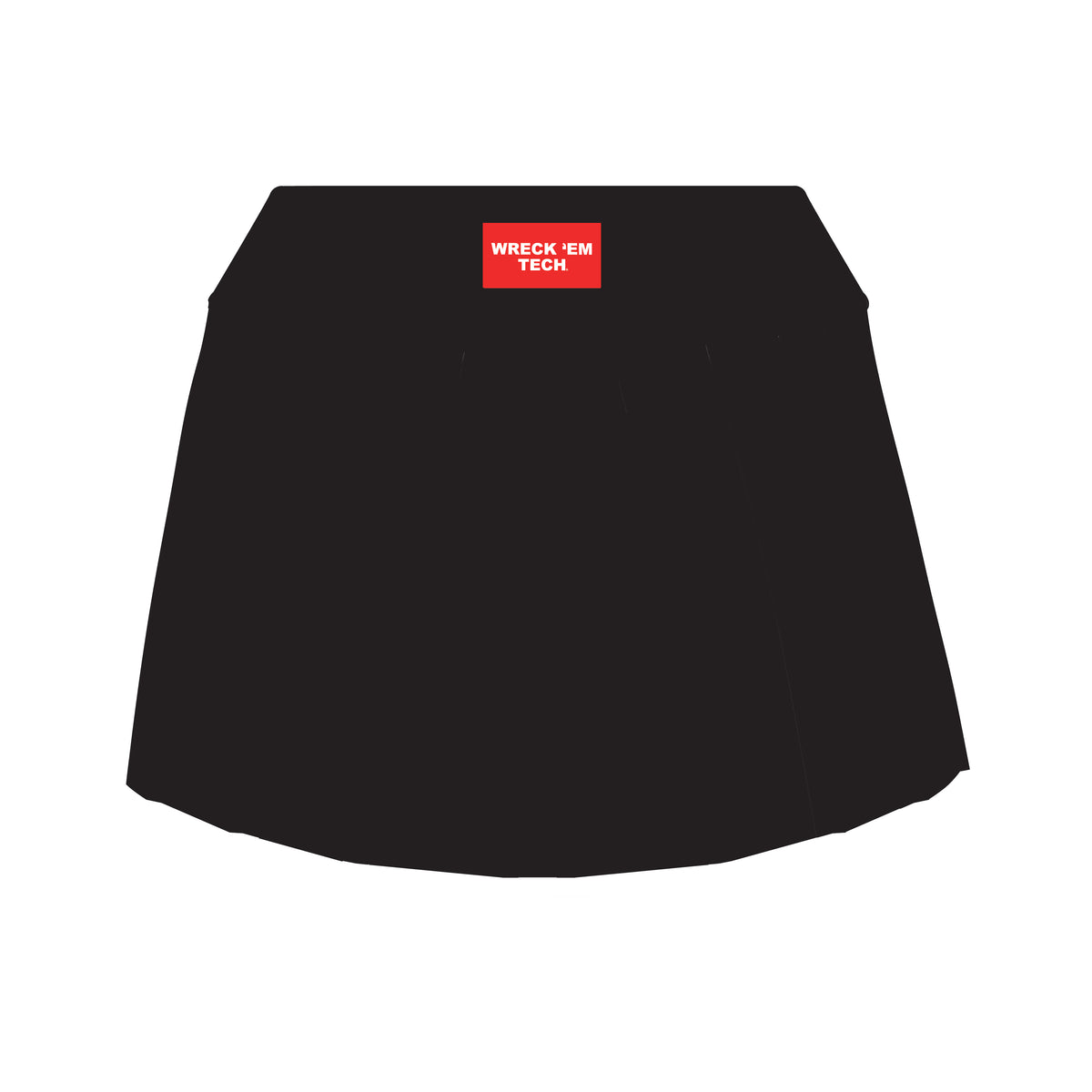 The Alli Tennis Skort Wreck 'Em Tech Woven Label | Black