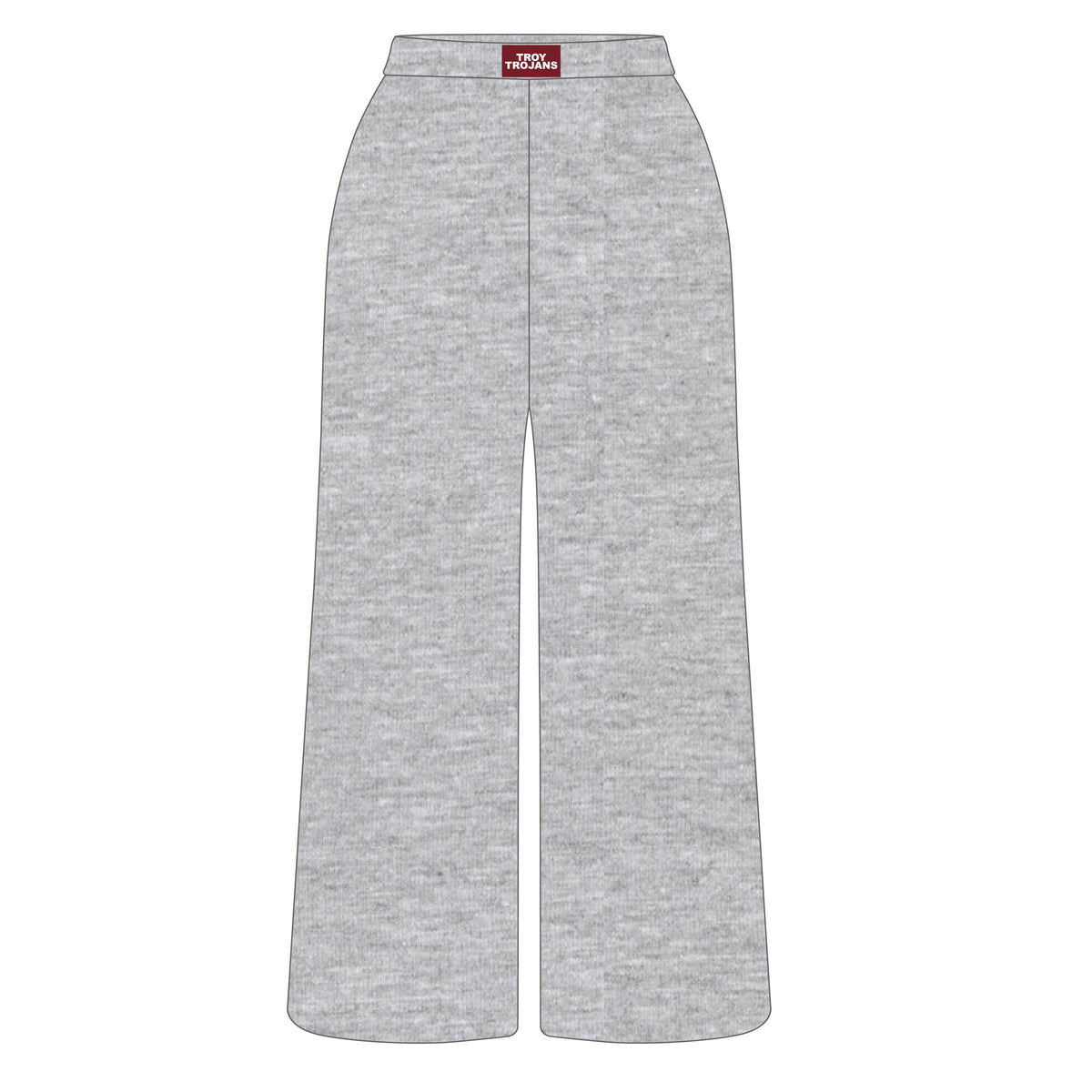 The Ava Airy Pants Troy Trojans Woven Label | Heather Grey