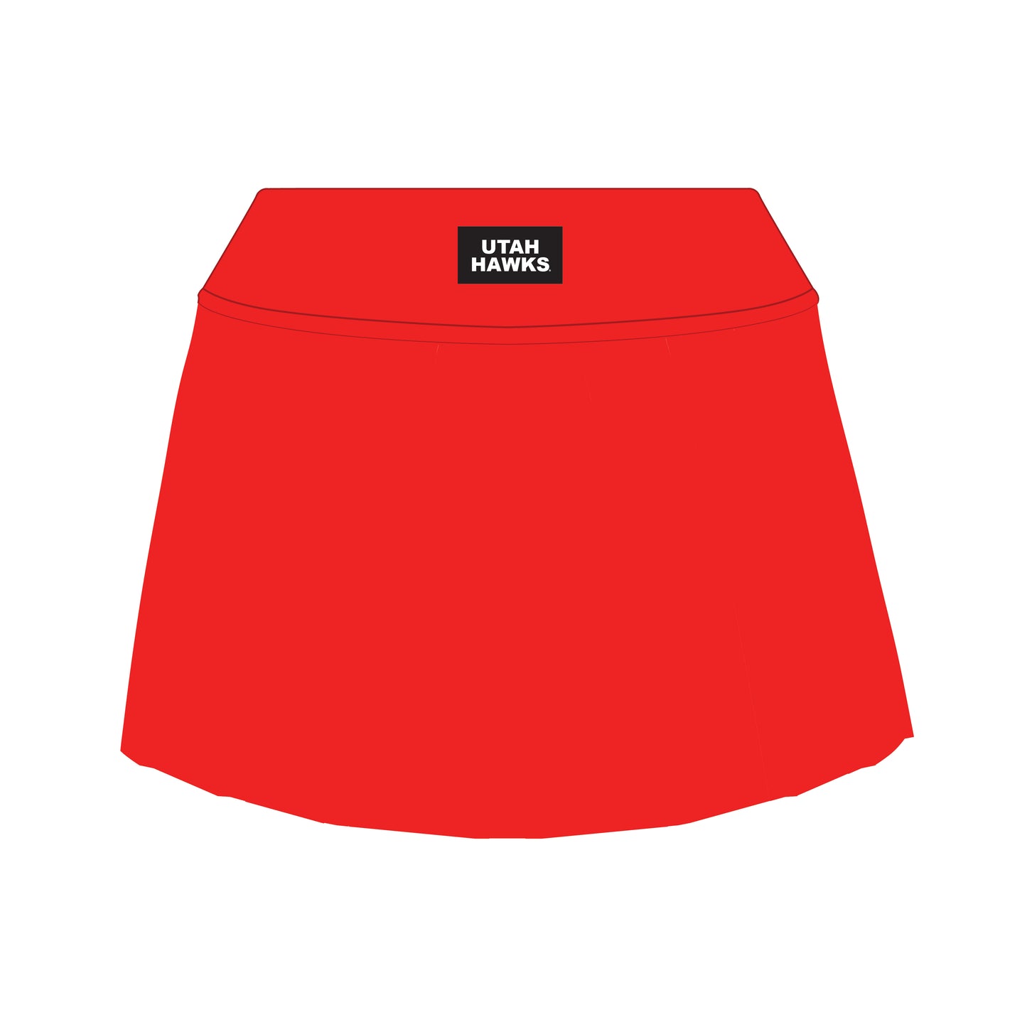 The Alli Tennis Skort Utah Blazers Woven Label | Bright Red