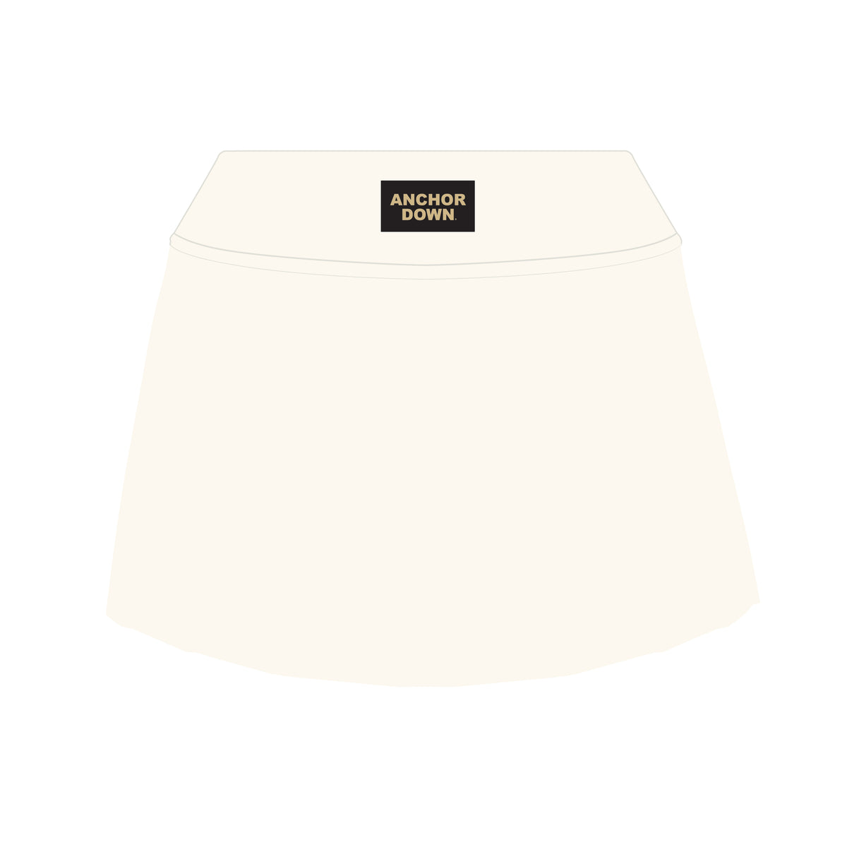 The Alli Tennis Skort Anchor Down Woven Label | Bone