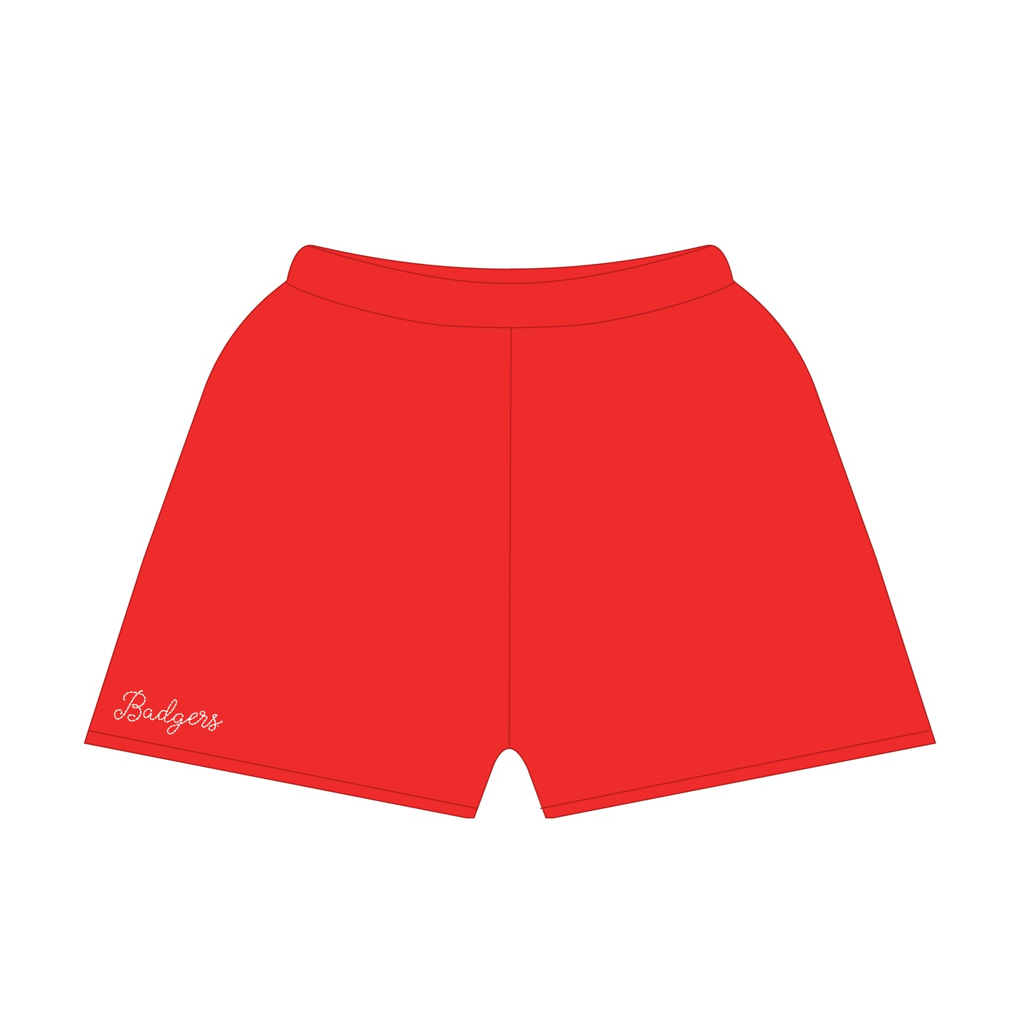 The Lexie Lounge Shorts Wisconsin | Bright Red