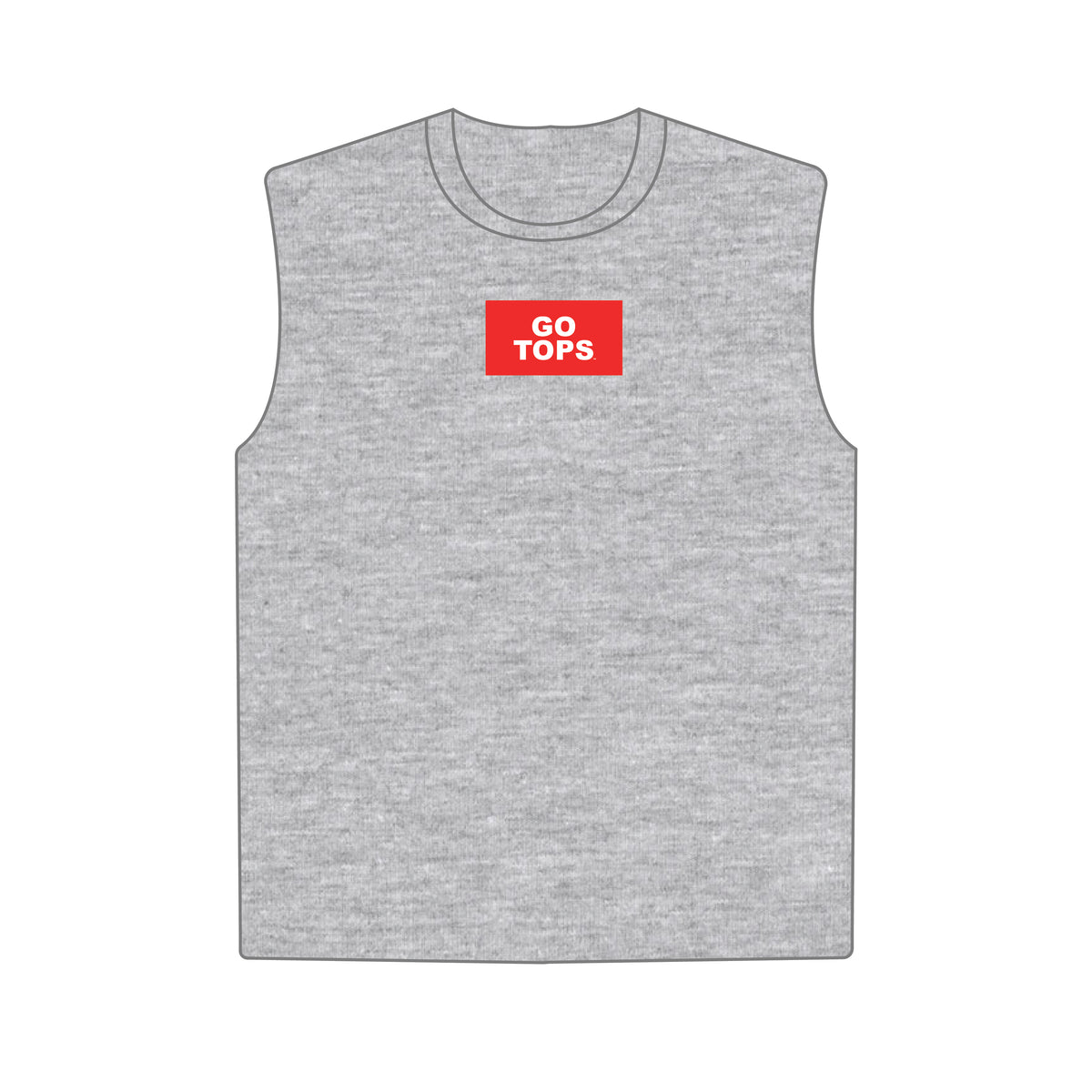 The Anna Active Tank Go Tops Woven Label | Youth Heather Grey