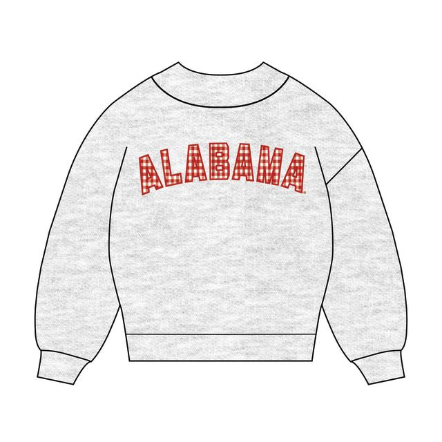 The Mallory Gingham Mockneck Alabama | Ash