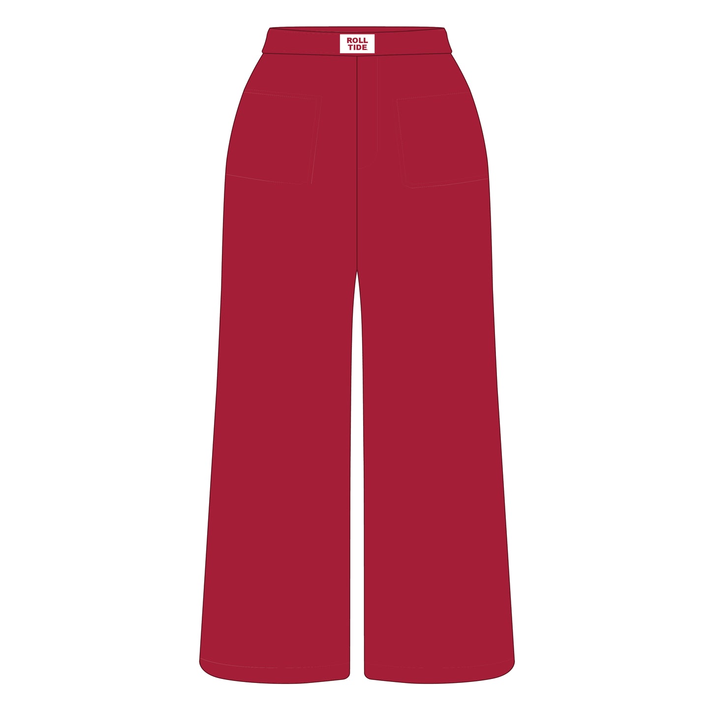 The Ava Airy Pants Roll Tide Woven Label | Youth Crimson