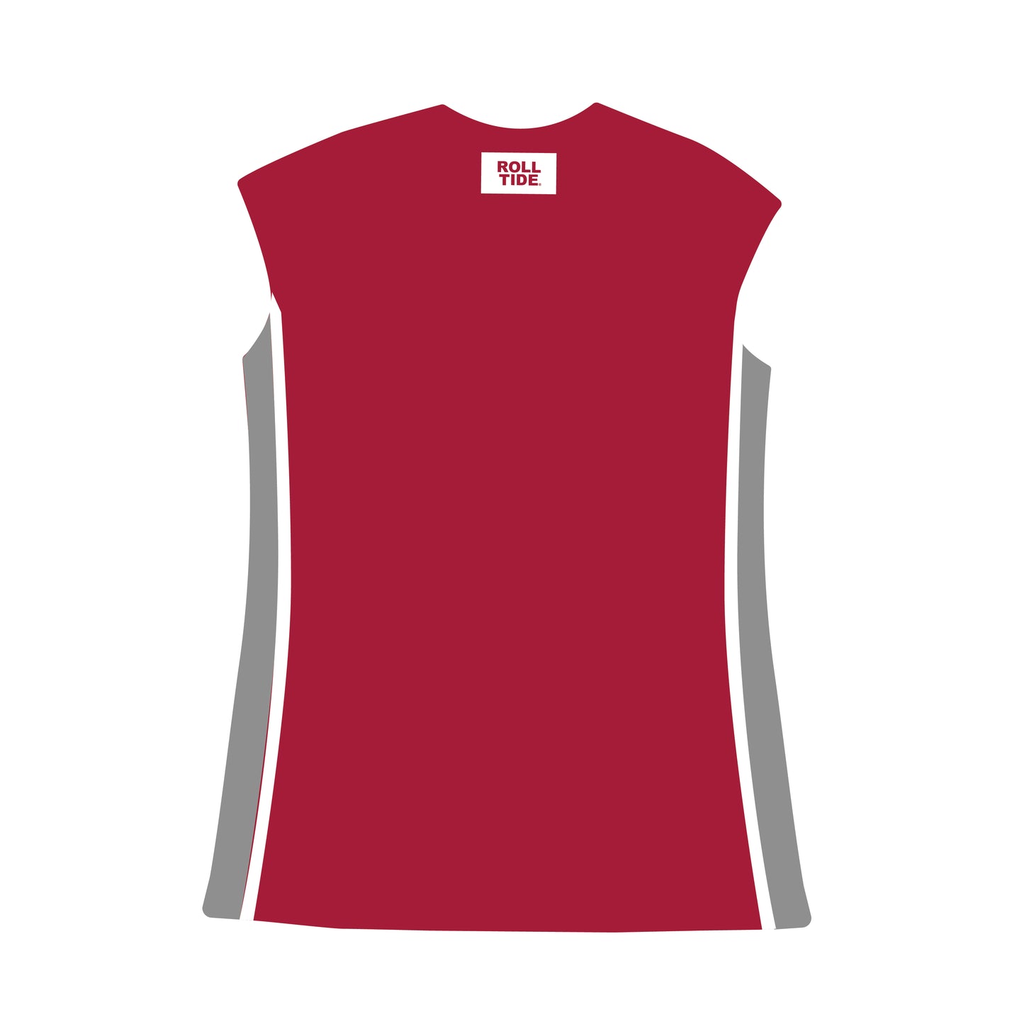 The Campbell Cap Sleeve Dress Roll Tide Woven Label | Crimson