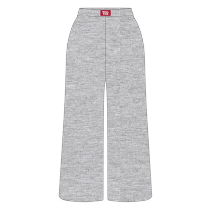 The Ava Airy Pants Roll Tide Woven Label | Youth Heather Grey