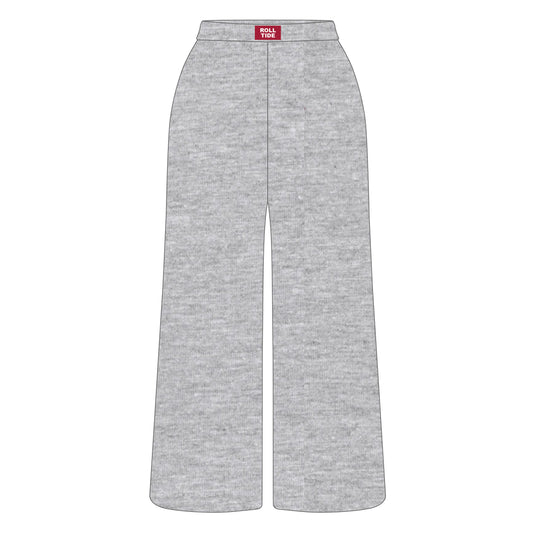 The Ava Airy Pants Roll Tide Woven Label | Heather Grey