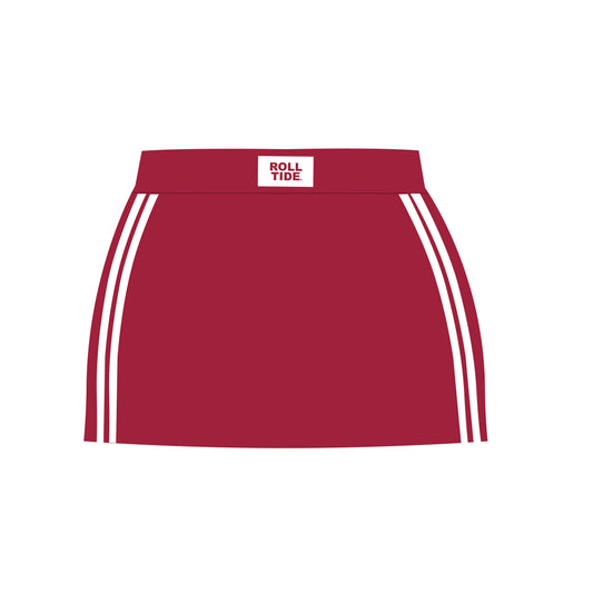 The Savannah Sporty Skort Roll Tide Woven Label | Crimson