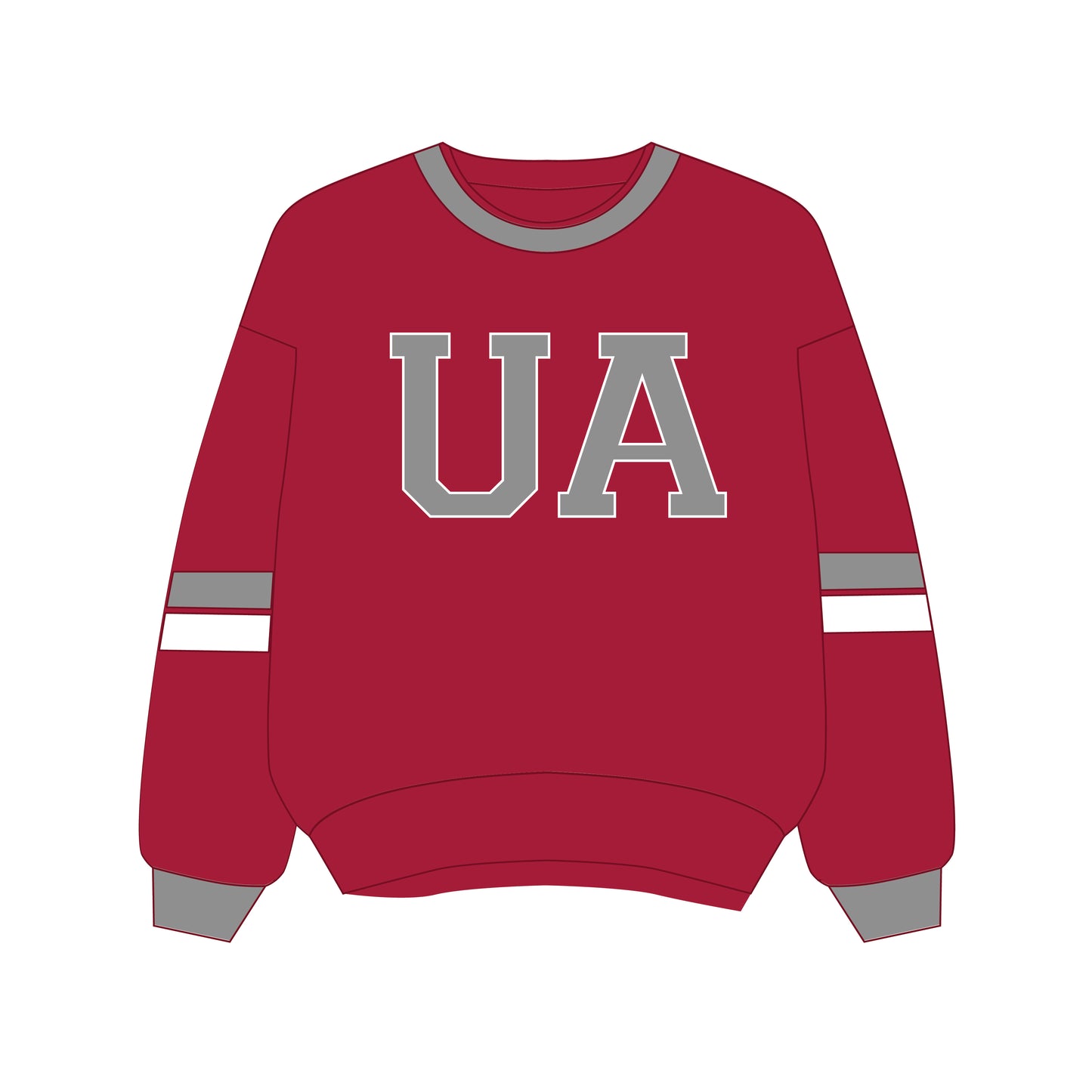 The Virginia Varsity Crewneck Alabama | Youth Crimson