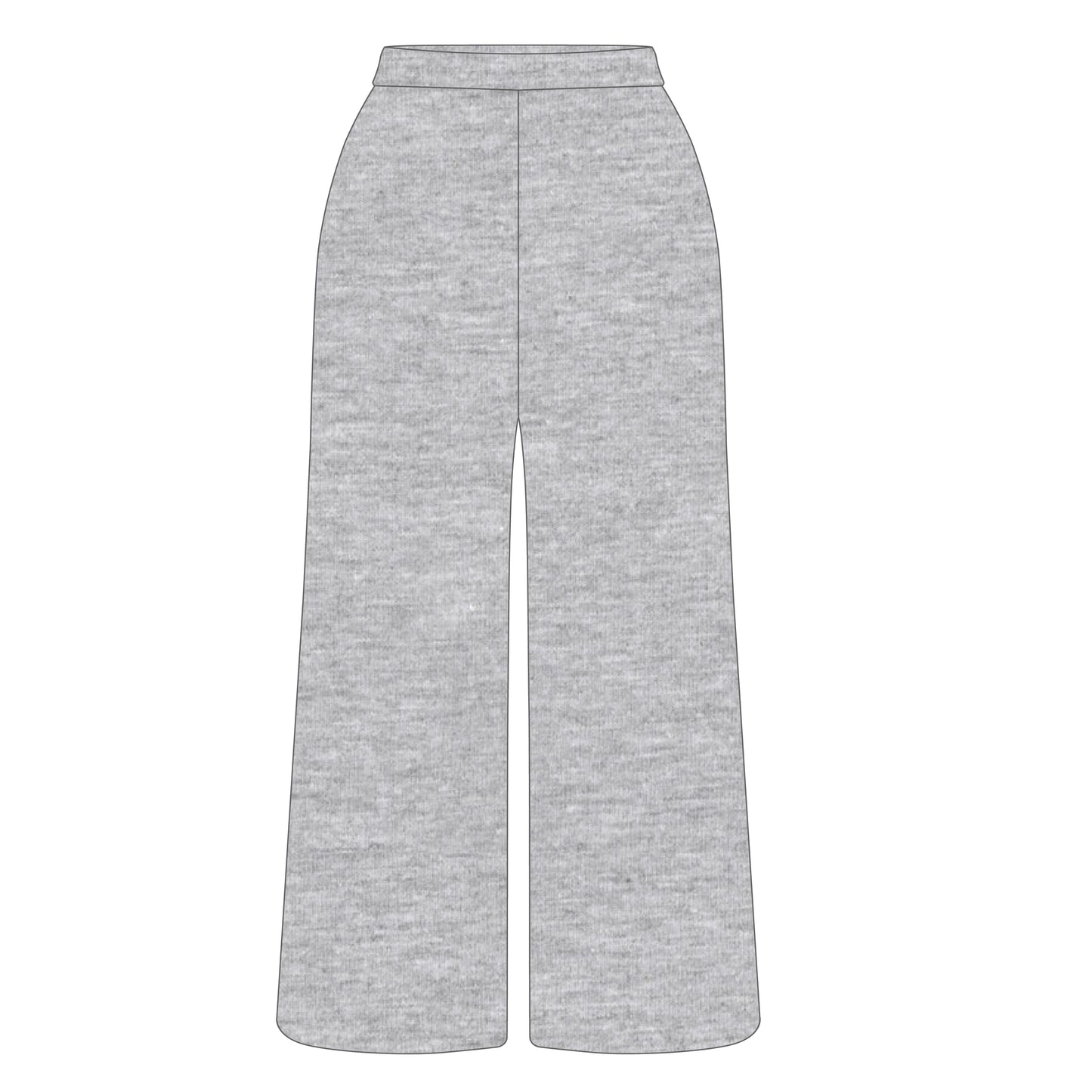 The Ava Airy Pants Roll Tide Woven Label | Youth Heather Grey
