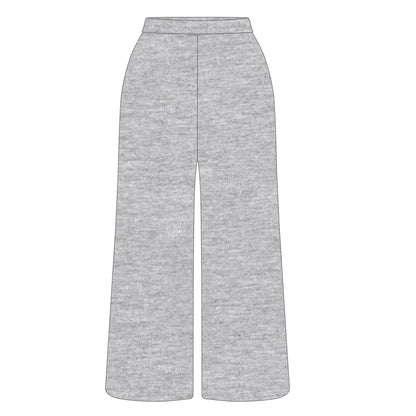The Ava Airy Pants Roll Tide Woven Label | Youth Heather Grey