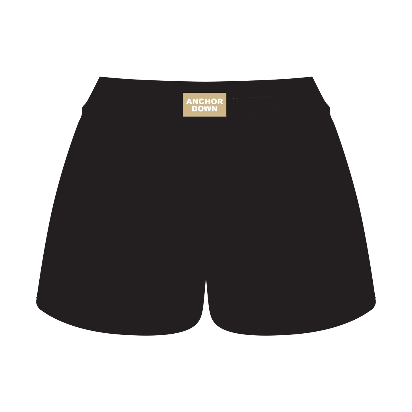 The Ava Airy Shorts Anchor Down Woven Label | Youth Black