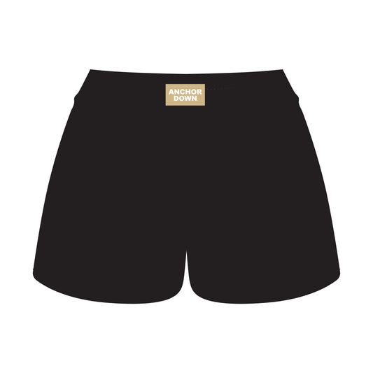 The Ava Airy Shorts Anchor Down Woven Label | Youth Black
