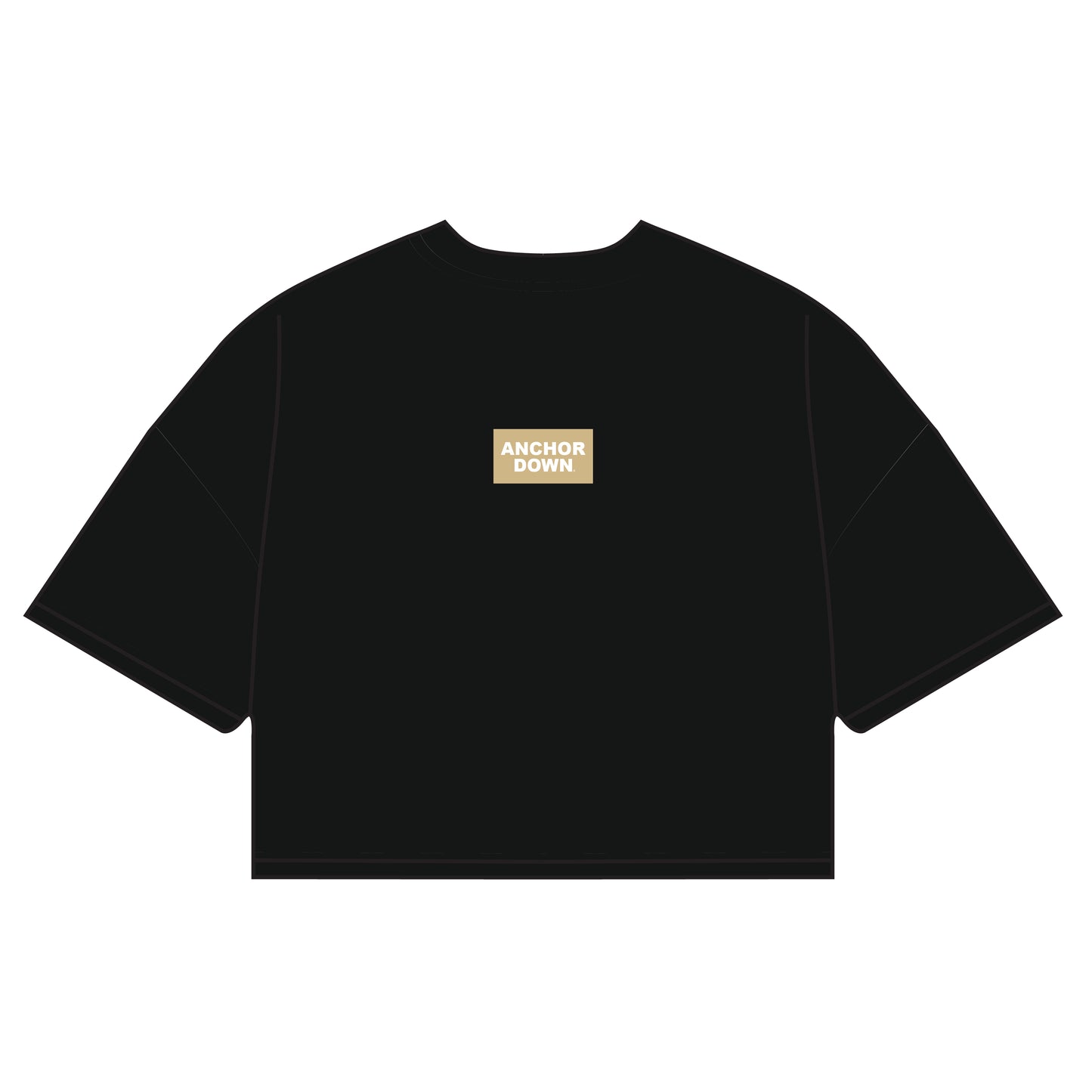 The Kristen Airy Shirt Anchor Down Woven Label | Black