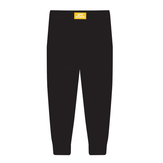 The Becca Joggers App State Woven Label | Black