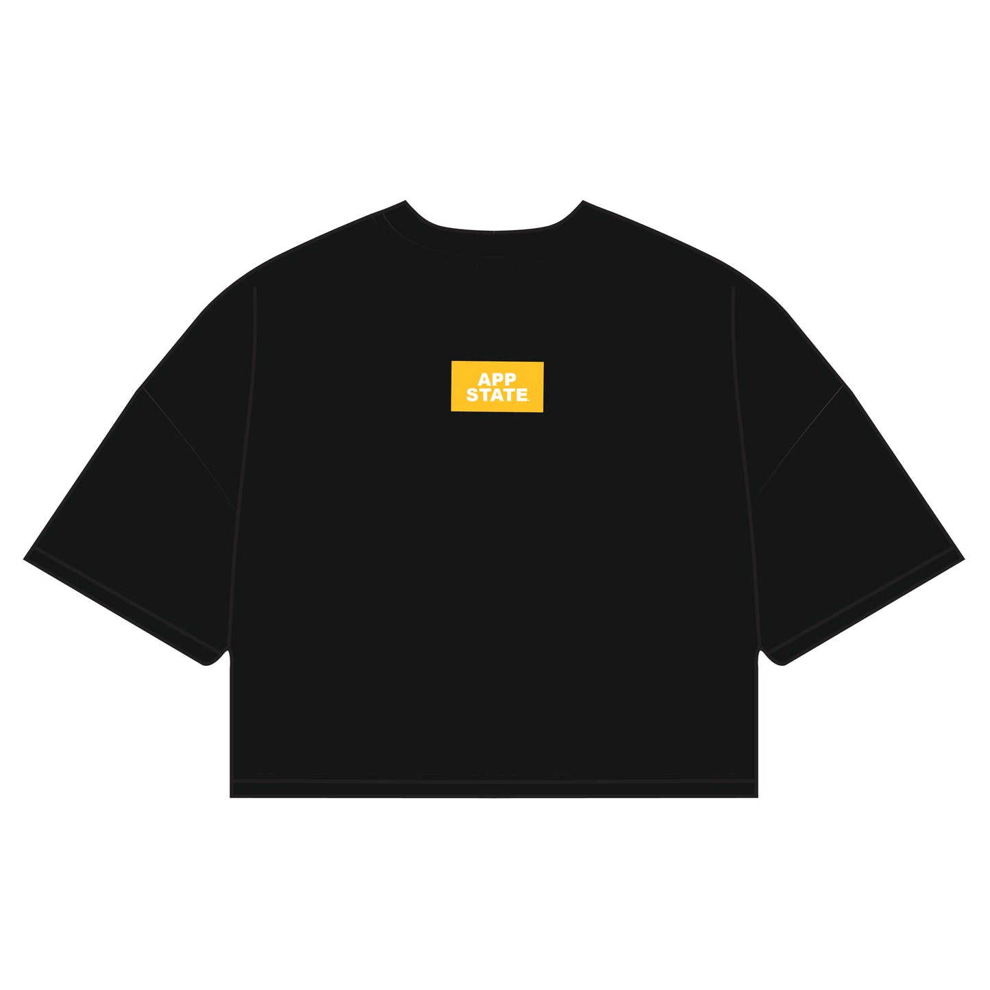 The Kristen Airy Tee App State Woven Label | Black