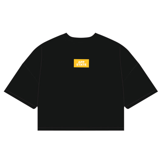 The Kristen Airy Tee App State Woven Label | Black