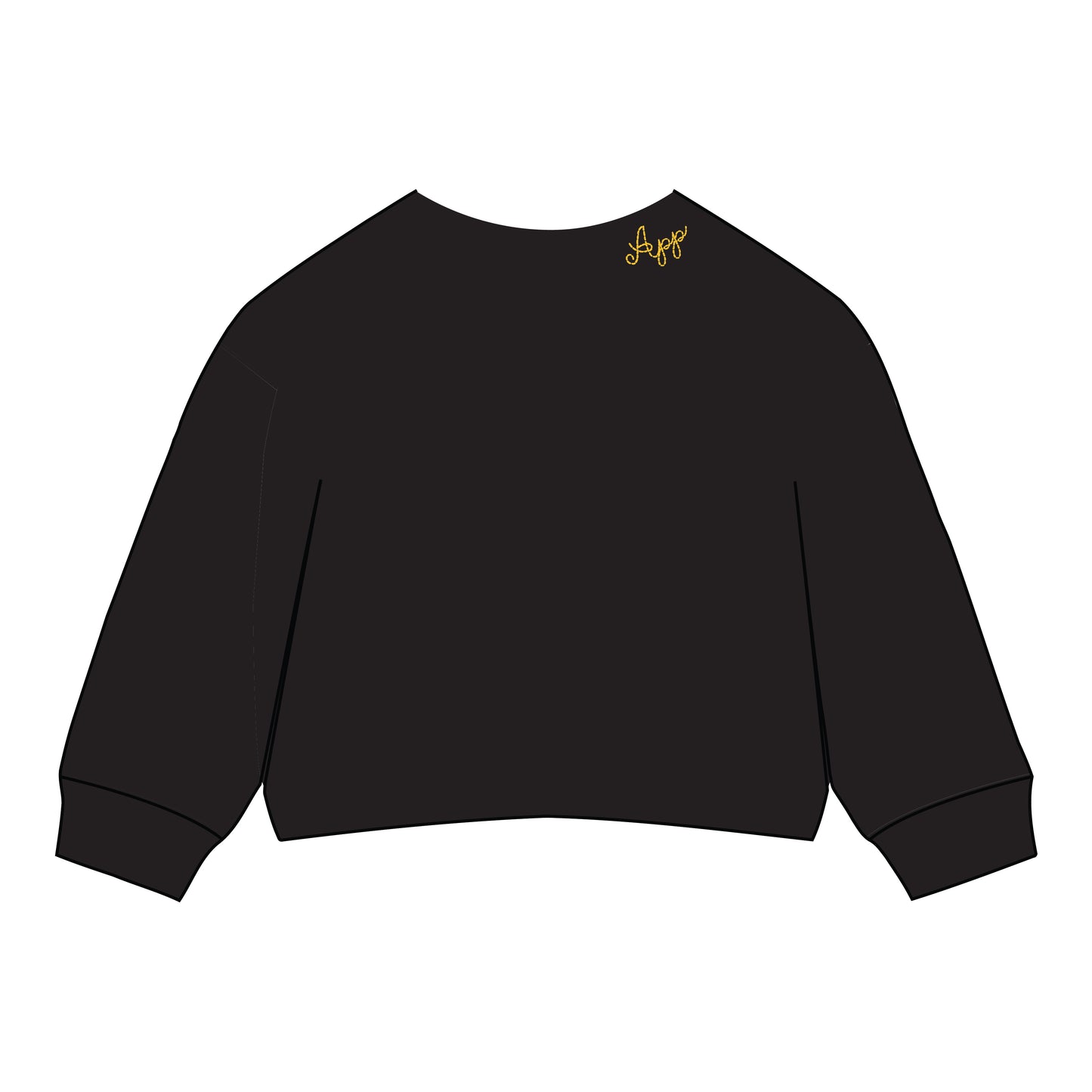 The Lexie Lounge Top App State | Black