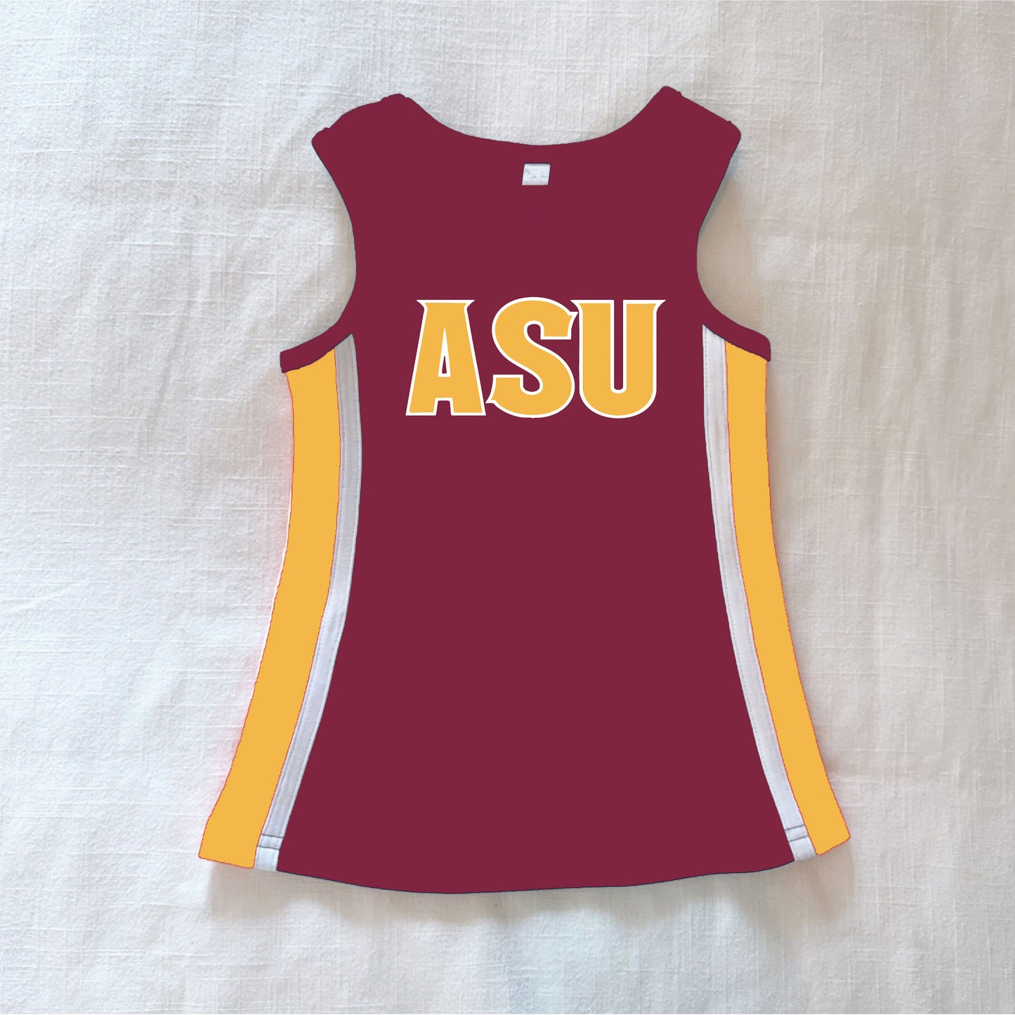 The Power Stripe Cheer Dress Arizona State | Youth Maroon