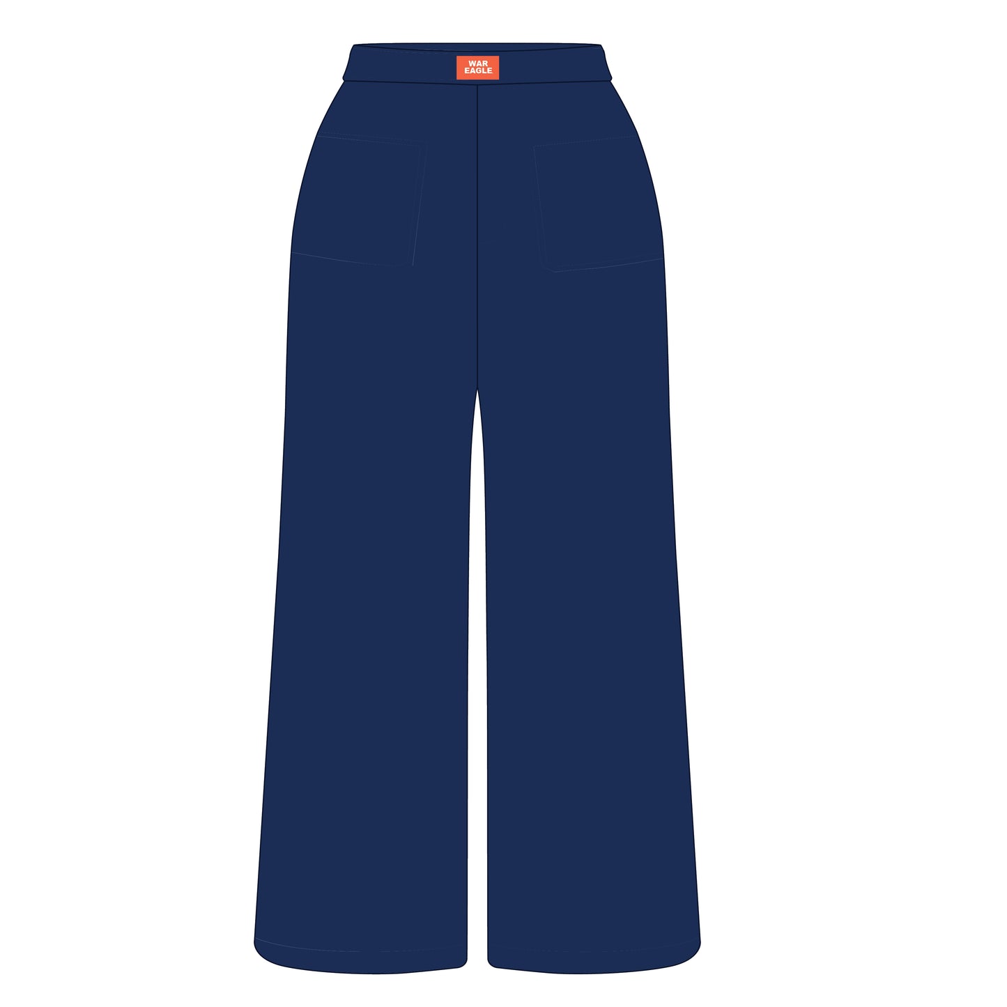 The Ava Airy Pants War Eagle Woven Label | Youth Navy