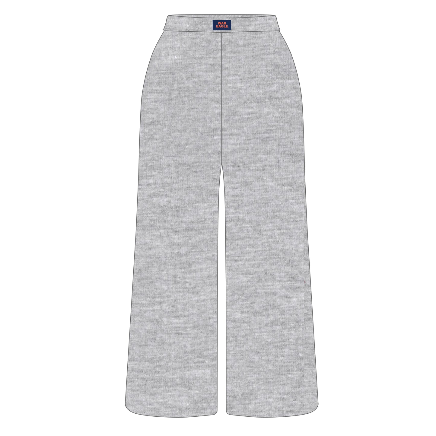 The Ava Airy Pants War Eagle Woven Label | Heather Grey