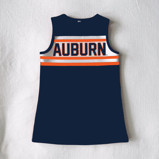 The Classic Cheer Dress Auburn | Youth Navy