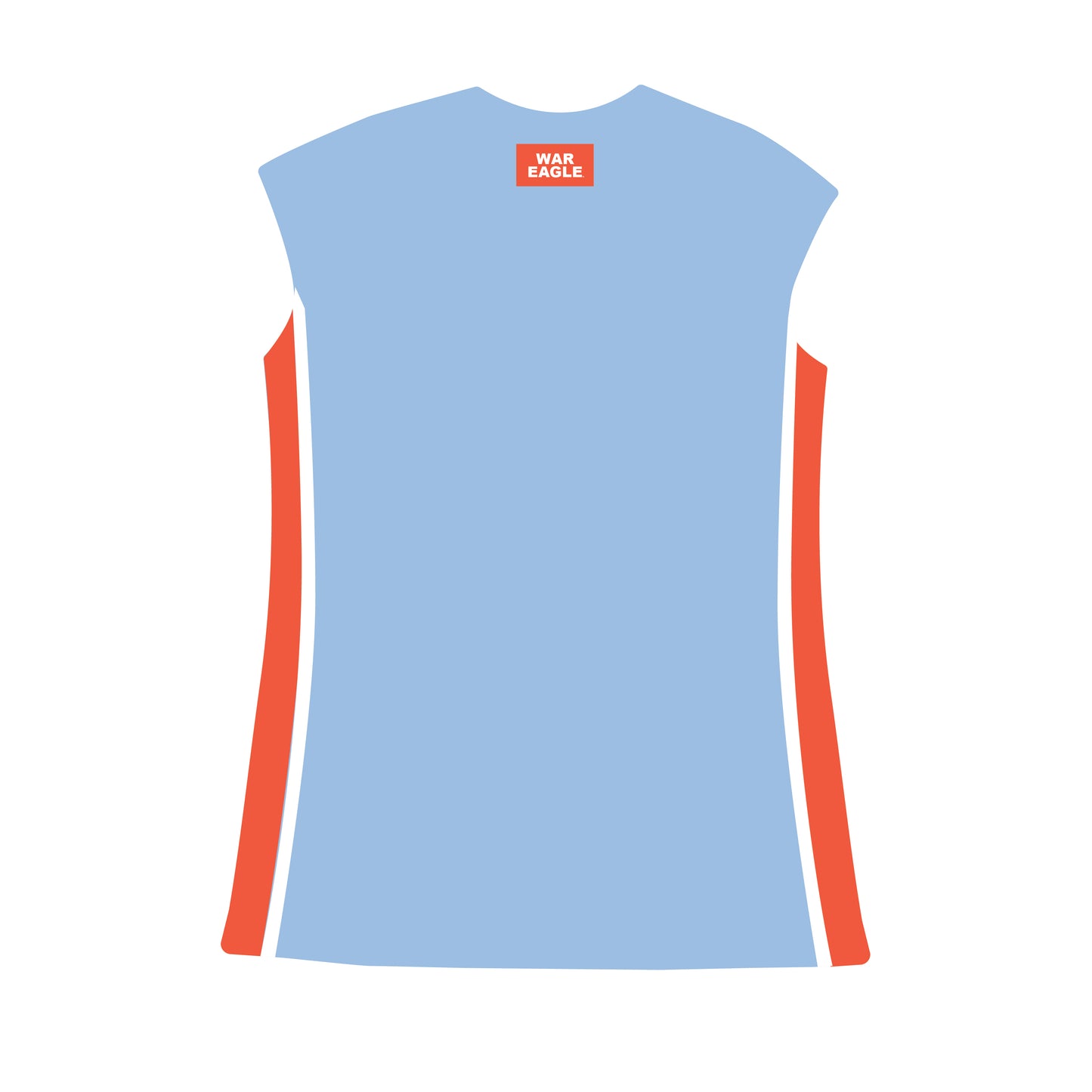 The Campbell Cap Sleeve Dress War Eagle Woven Label | Youth Light Blue