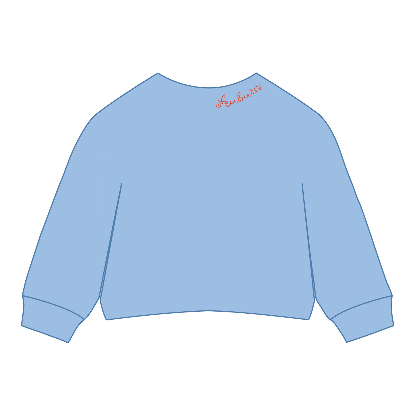 The Lexie Lounge Top Auburn | Light Blue