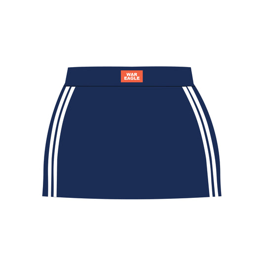 The Savannah Sporty Skort War Eagle Woven Label | Navy
