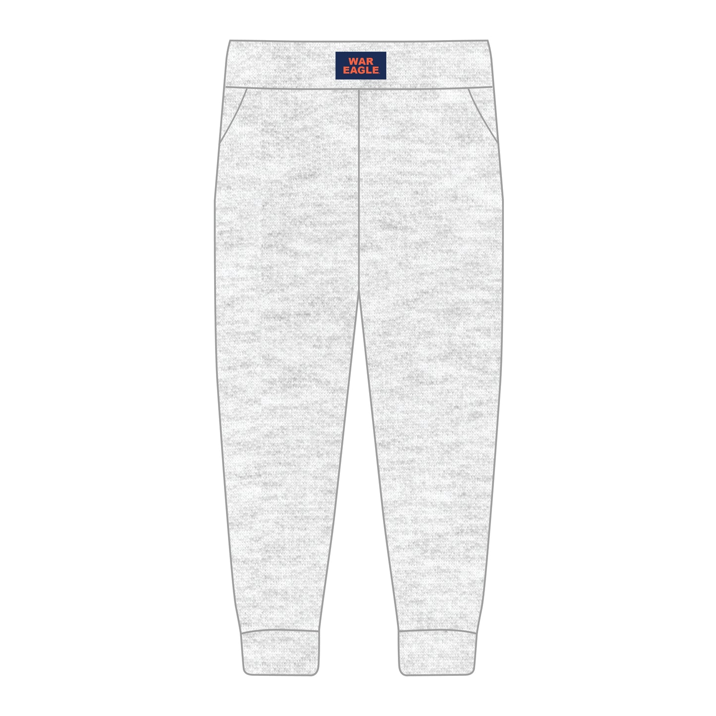 The Becca Joggers War Eagle Woven Label | Ash