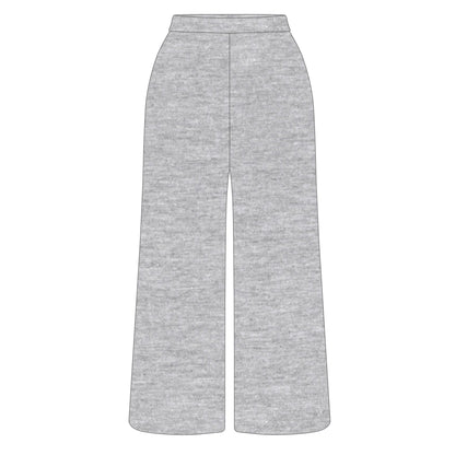 The Ava Airy Pants War Eagle Woven Label | Youth Heather Grey