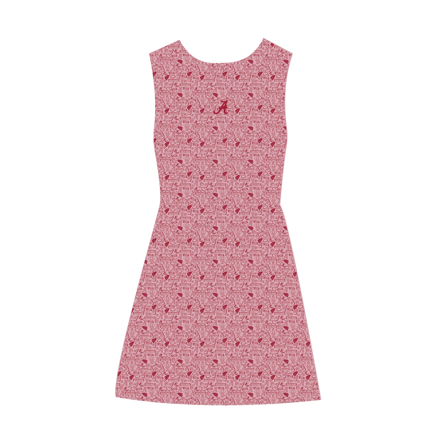 The Grace Pattern Dress Alabama | Toddler/Youth Crimson