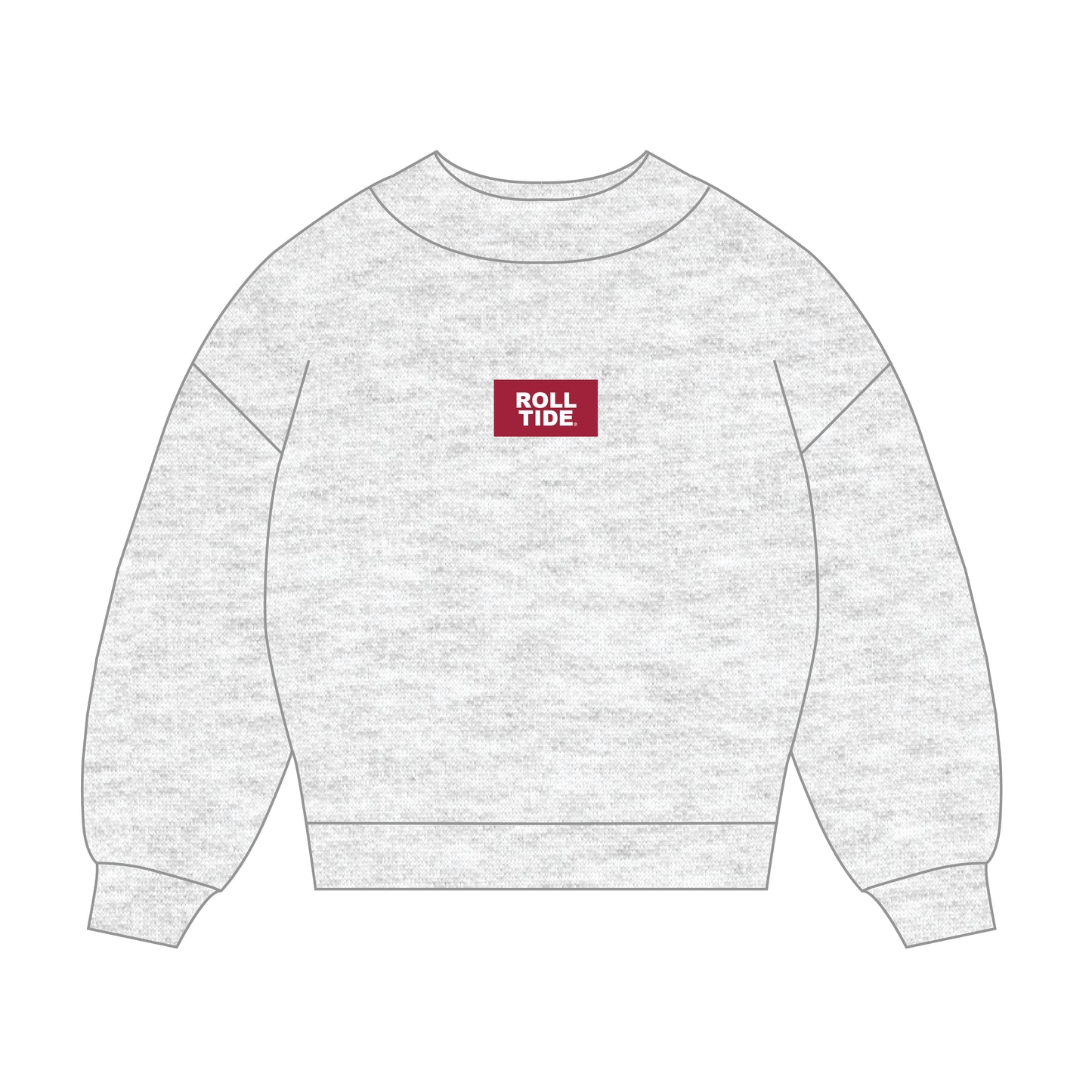 The Mary Mockneck Roll Tide Woven Label | Ash