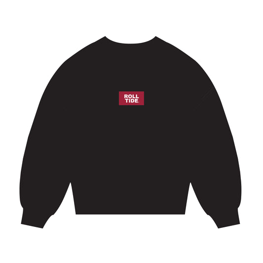 The Mary Mockneck Roll Tide Woven Label | Black