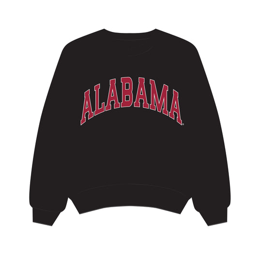 The Olivia Oversized Crewneck Alabama | Youth Black