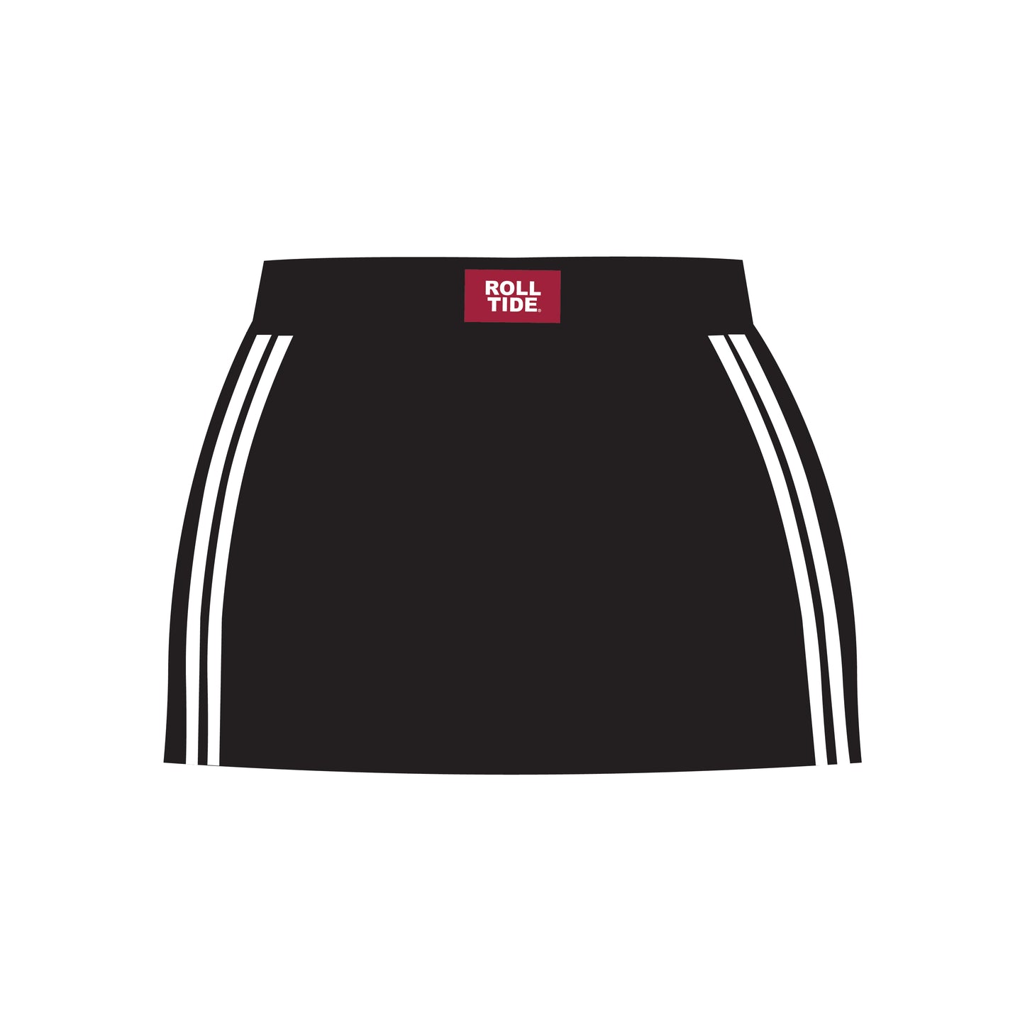 The Savannah Sporty Skort Roll Tide Woven Label | Black