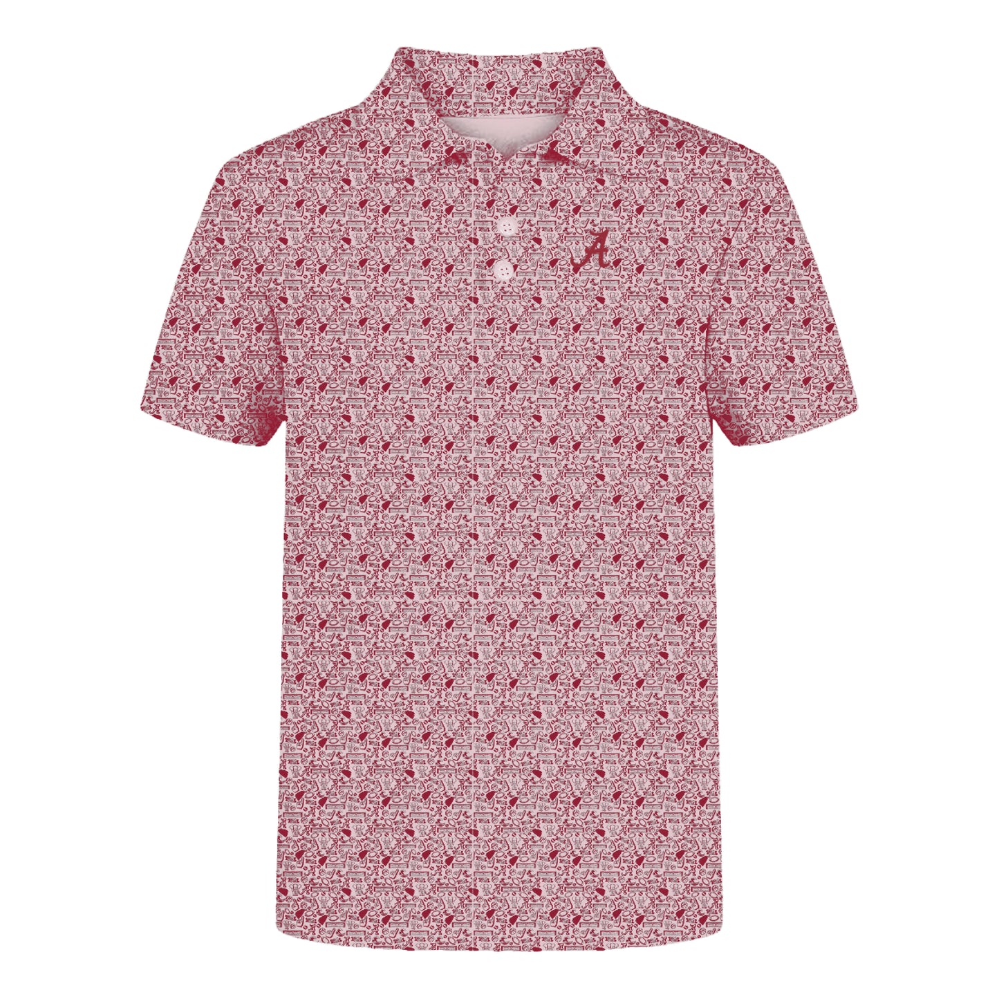The James Polo Alabama | Crimson