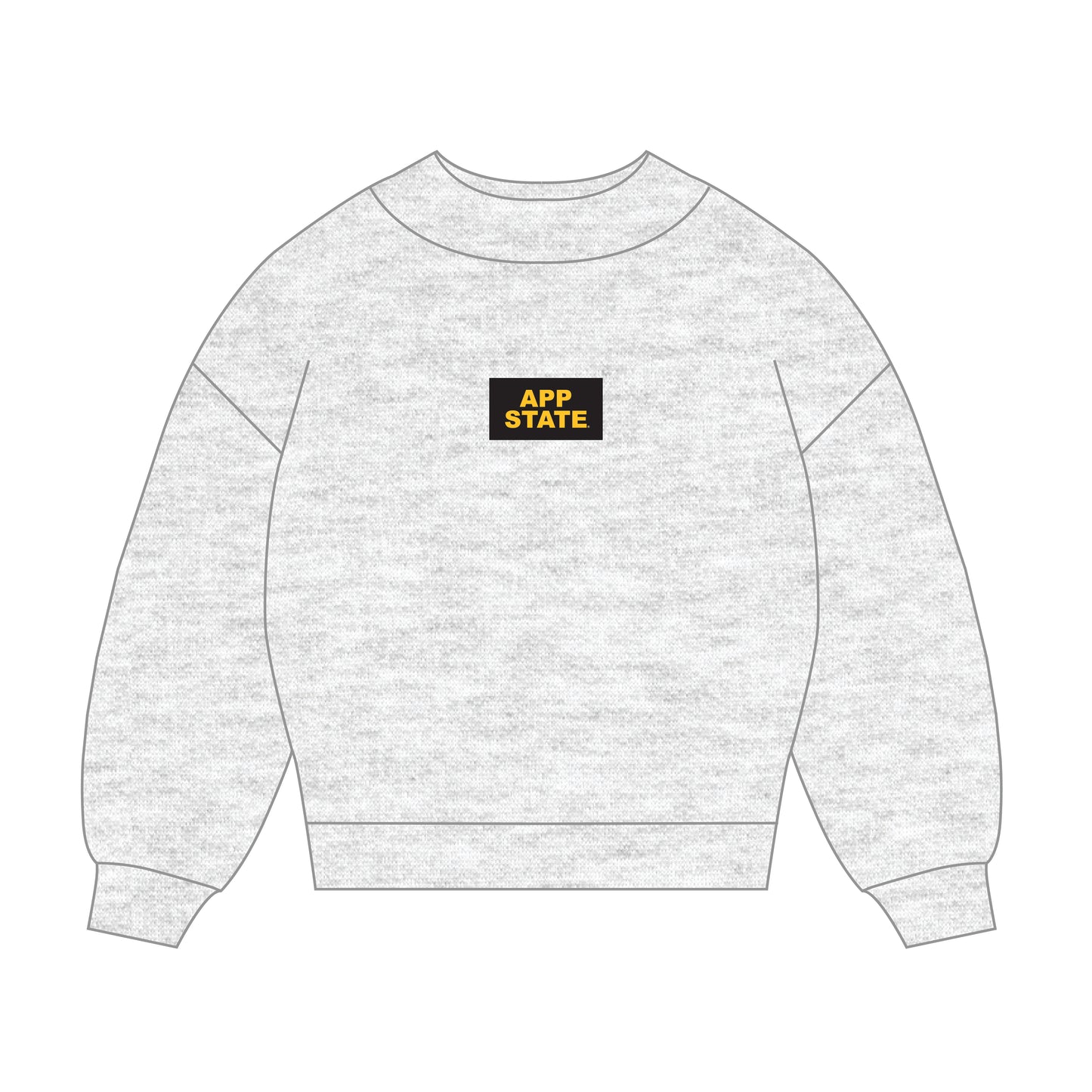The Mary Mockneck App State Woven Label | Ash