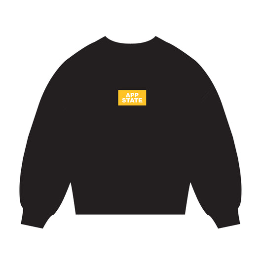 The Mary Mockneck App State Woven Label | Black