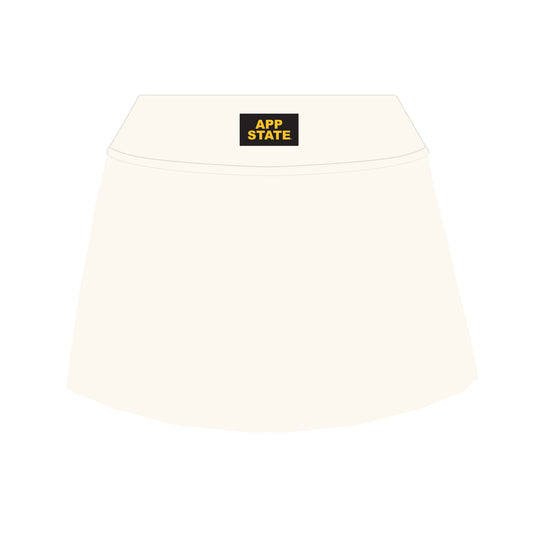 The Alli Tennis Skort App State Woven Label | Bone