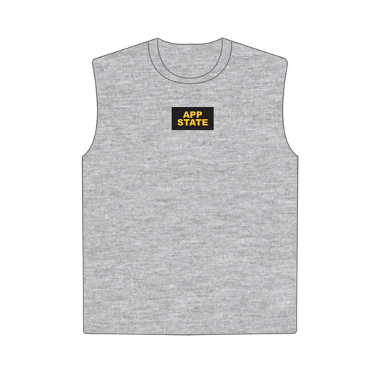 The Anna Active Tank App State Woven Label | Heather Grey