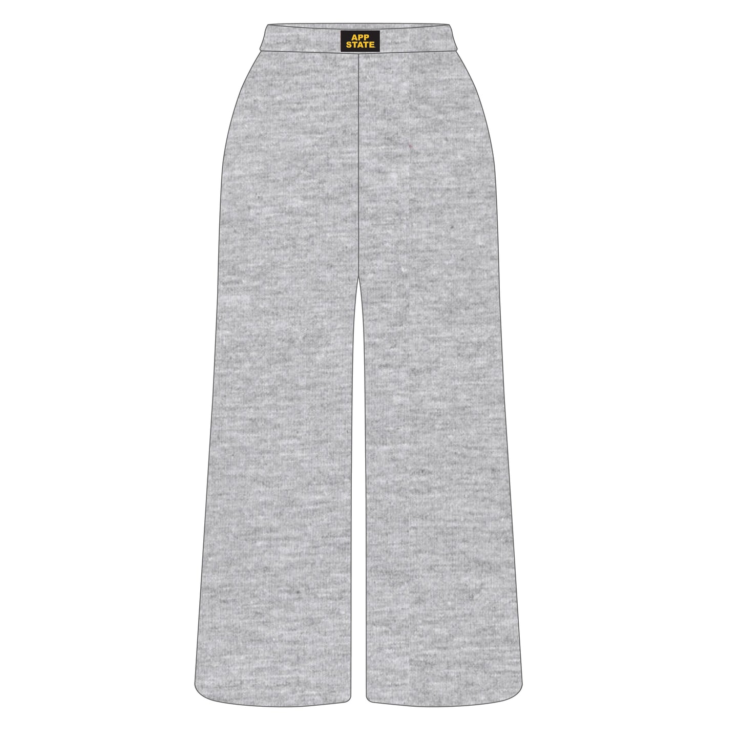 The Ava Airy Pants App State Woven Label | Heather Grey