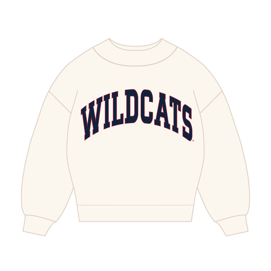 The Madi Classic Mockneck Arizona Applique | Bone