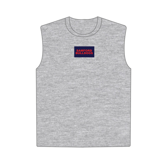 The Anna Active Tank Samford Bulldogs Woven Label | Heather Grey