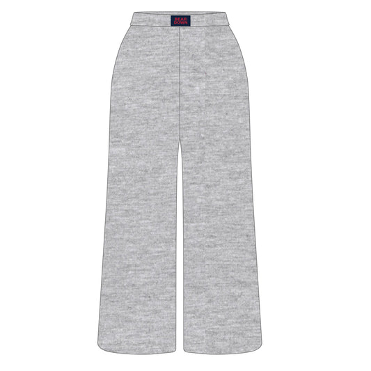 The Ava Airy Pants Bear Down Woven Label | Heather Grey