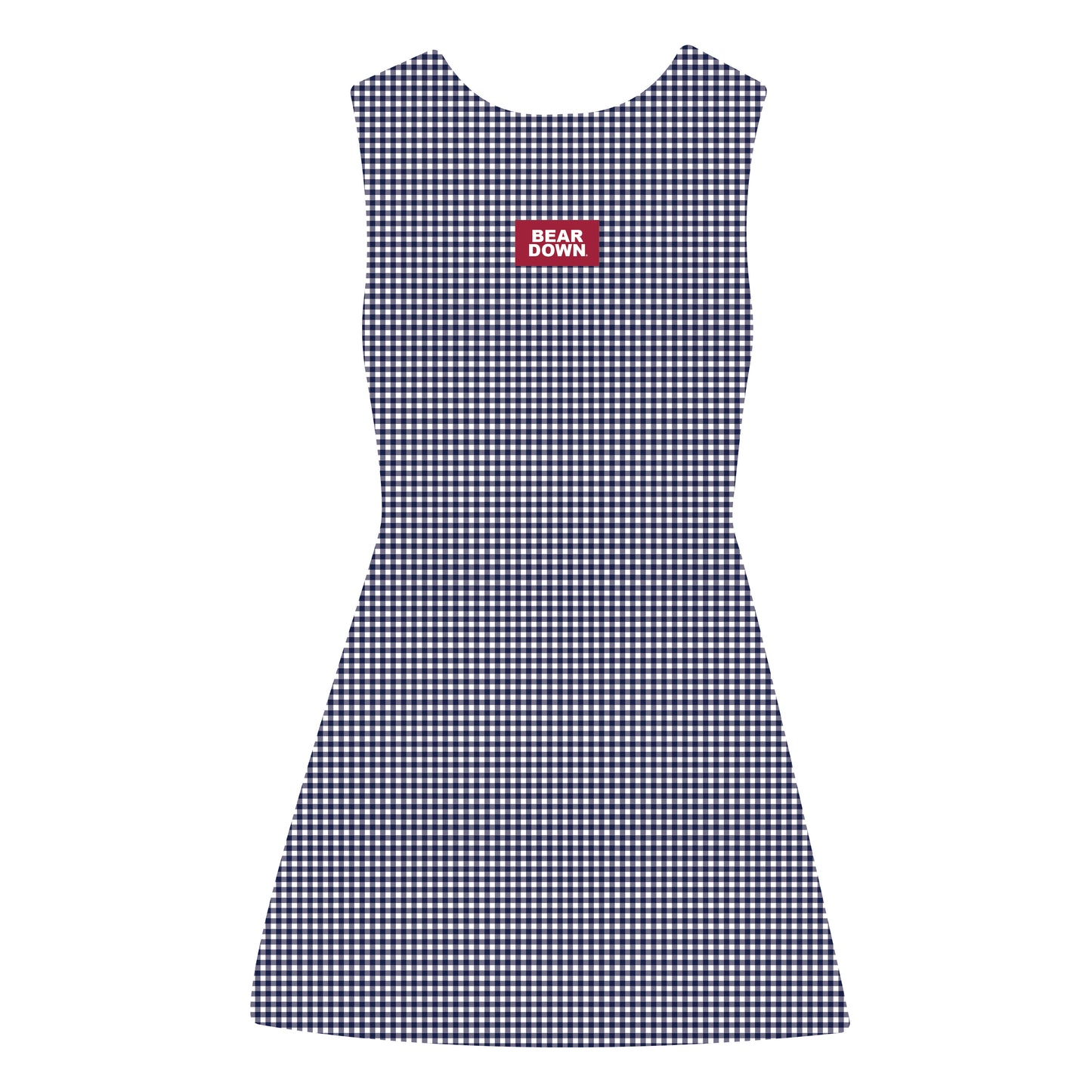 The Grace Gingham Dress Bear Down Woven Label | Navy