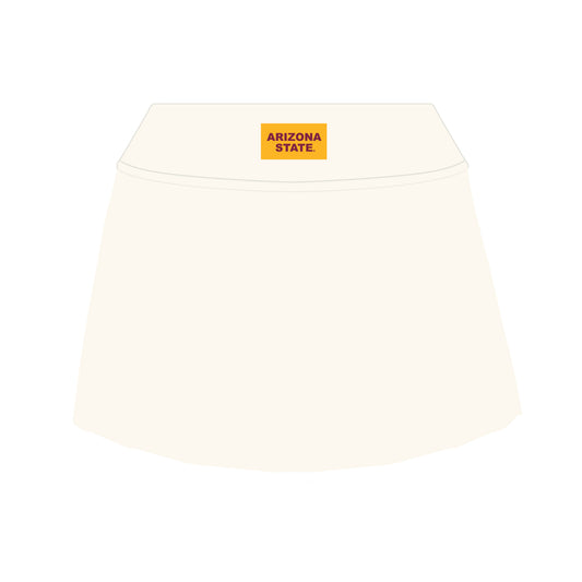 The Alli Tennis Skort Arizona State Woven Label | Bone